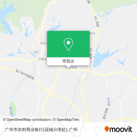 广州市农村商业银行(花城分理处)地图