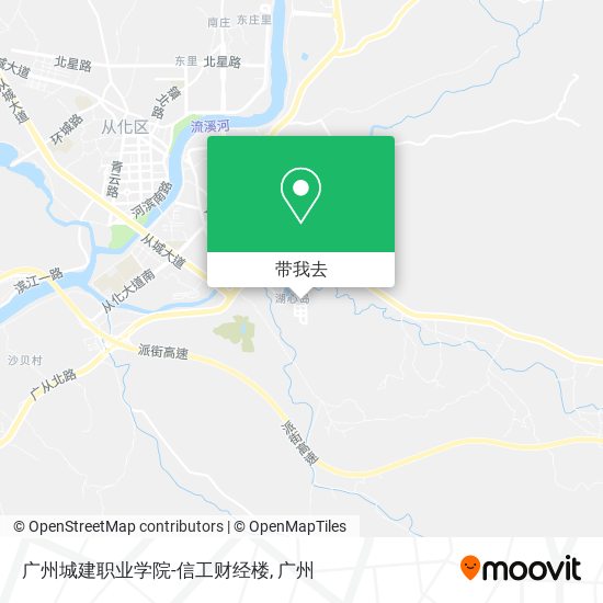广州城建职业学院-信工财经楼地图