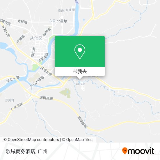 歌域商务酒店地图