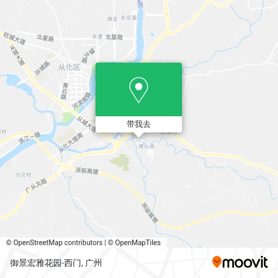 御景宏雅花园-西门地图