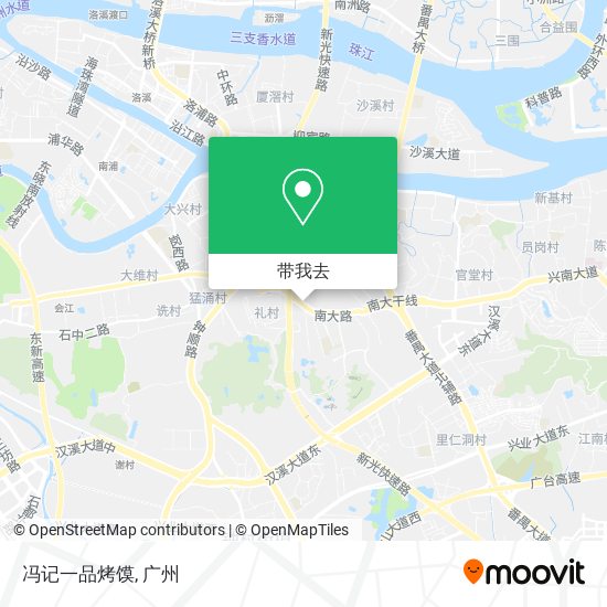 冯记一品烤馍地图