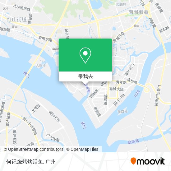 何记烧烤烤活鱼地图