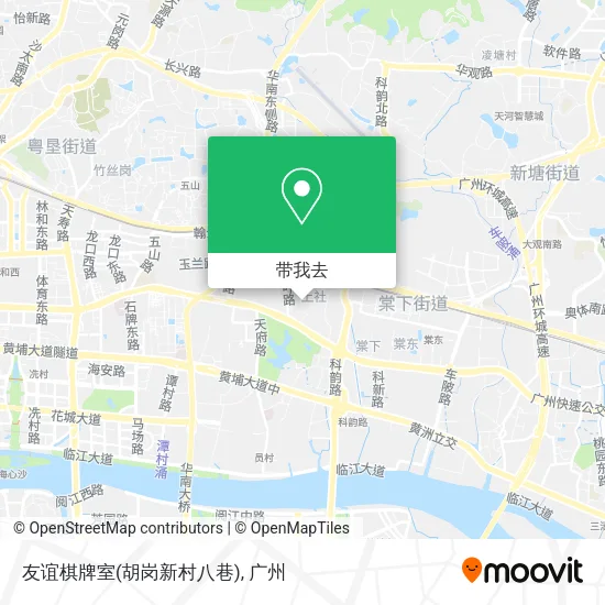 友谊棋牌室(胡岗新村八巷)地图