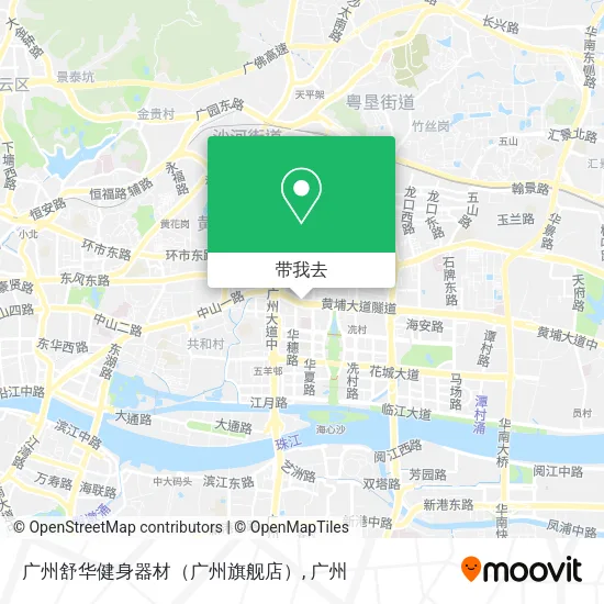 广州舒华健身器材（广州旗舰店）地图