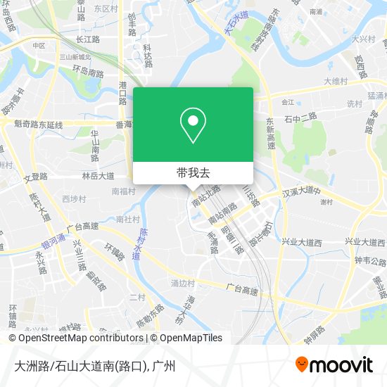 大洲路/石山大道南(路口)地图