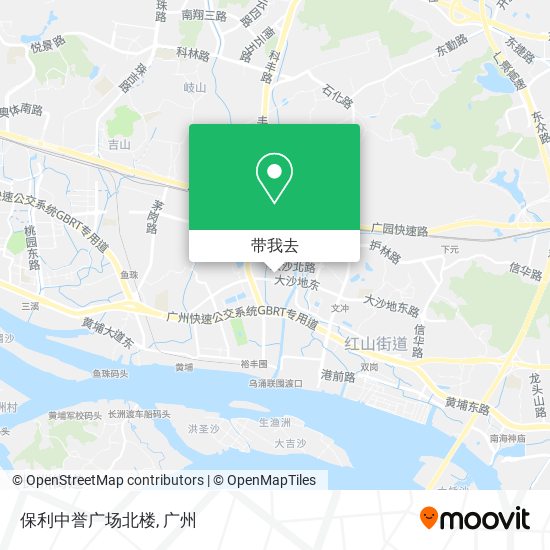 保利中誉广场北楼地图