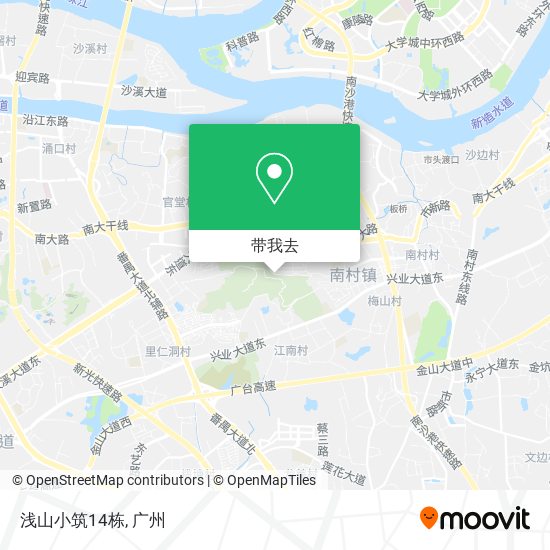 浅山小筑14栋地图