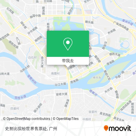史努比缤纷世界售票处地图