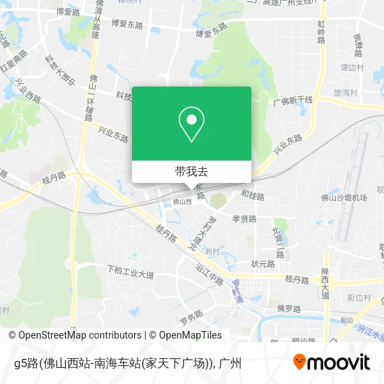 g5路(佛山西站-南海车站(家天下广场))地图