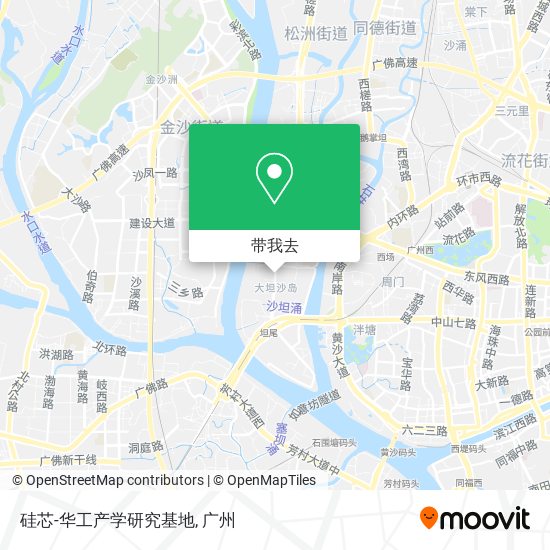 硅芯-华工产学研究基地地图