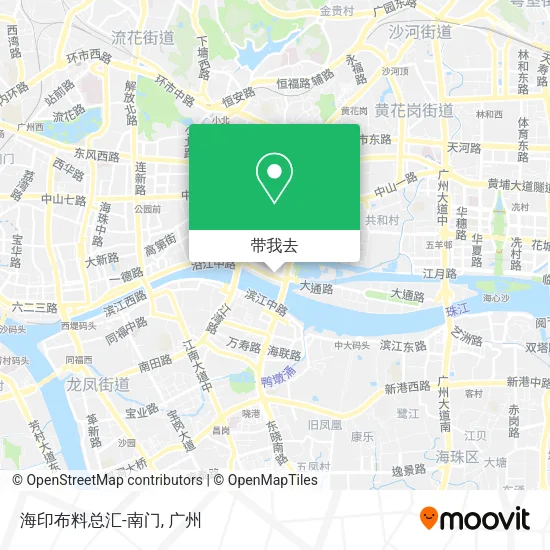 海印布料总汇-南门地图