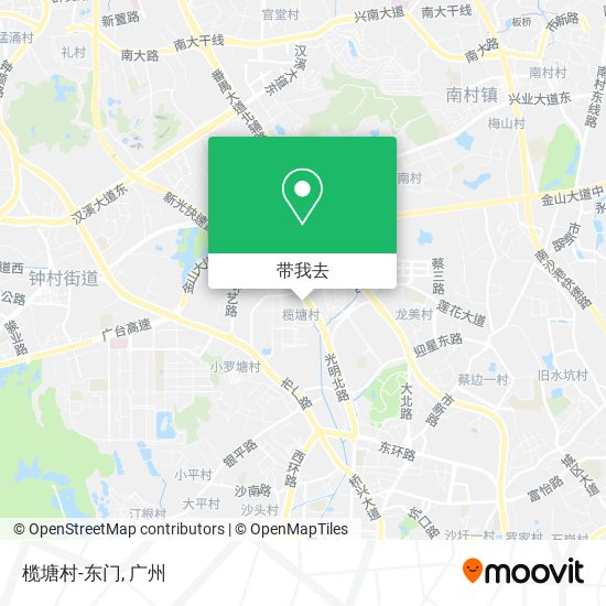 榄塘村-东门地图