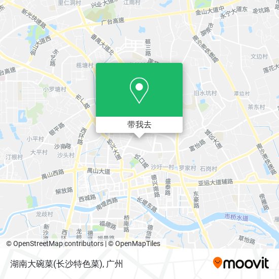 湖南大碗菜(长沙特色菜)地图