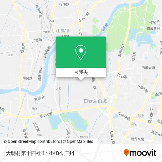 大朗村第十四社工业区B4地图