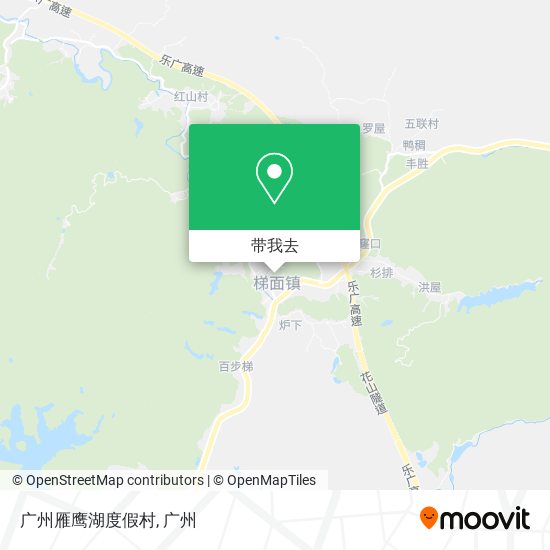 广州雁鹰湖度假村地图