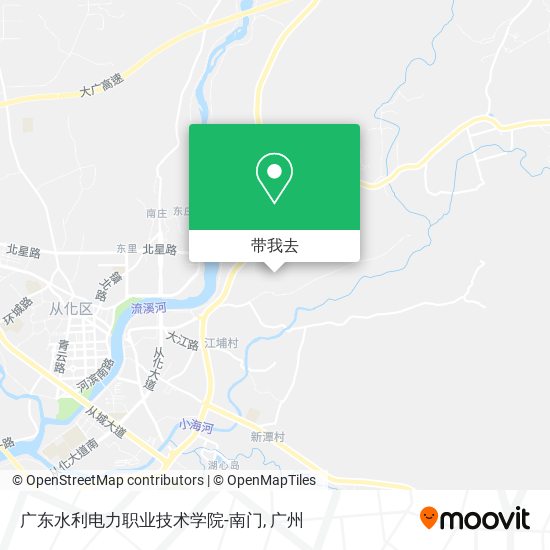 广东水利电力职业技术学院-南门地图