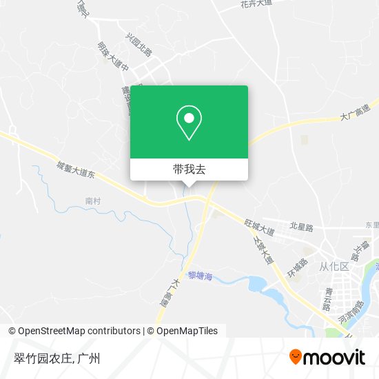 翠竹园农庄地图