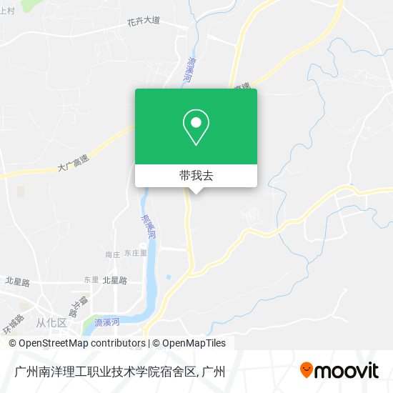 广州南洋理工职业技术学院宿舍区地图