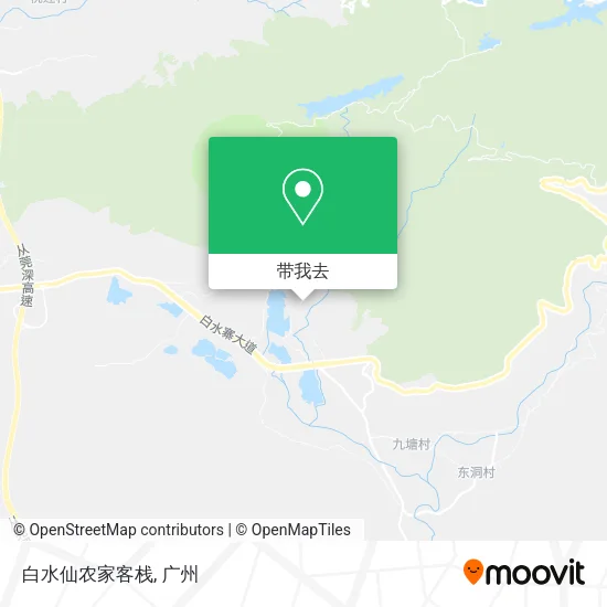 白水仙农家客栈地图
