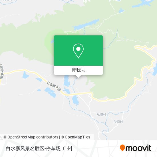 白水寨风景名胜区-停车场地图