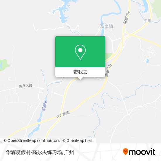 华辉度假村-高尔夫练习场地图