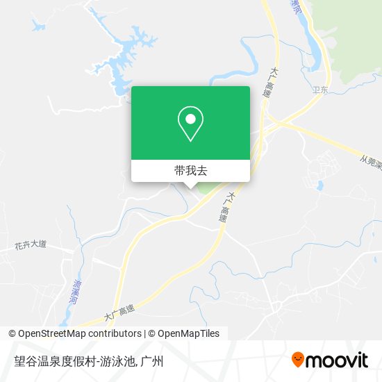 望谷温泉度假村-游泳池地图