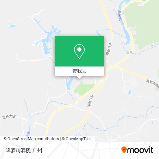 啤酒鸡酒楼地图