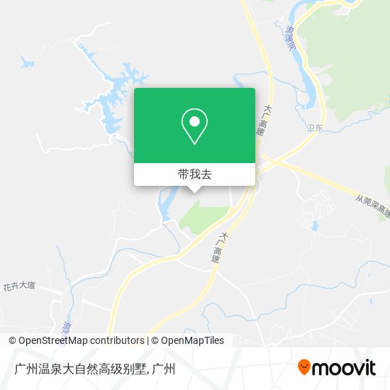 广州温泉大自然高级别墅地图