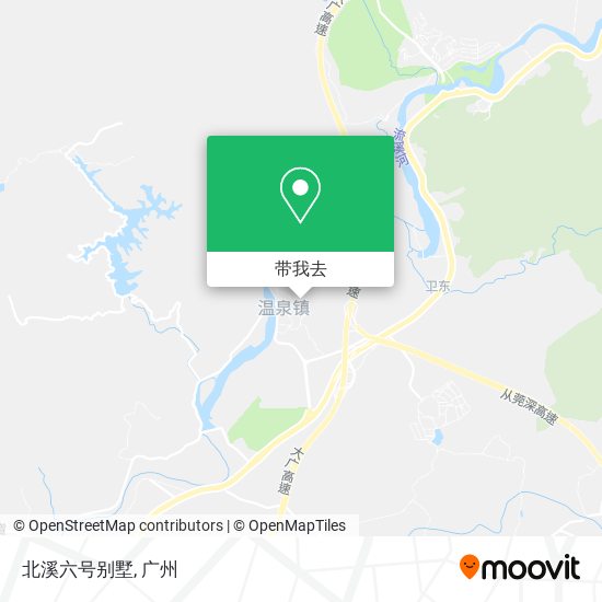 北溪六号别墅地图