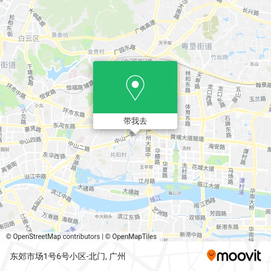 东郊市场1号6号小区-北门地图
