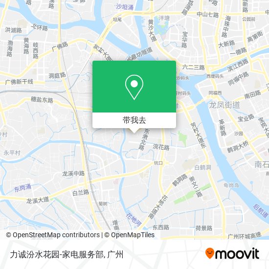 力诚汾水花园-家电服务部地图
