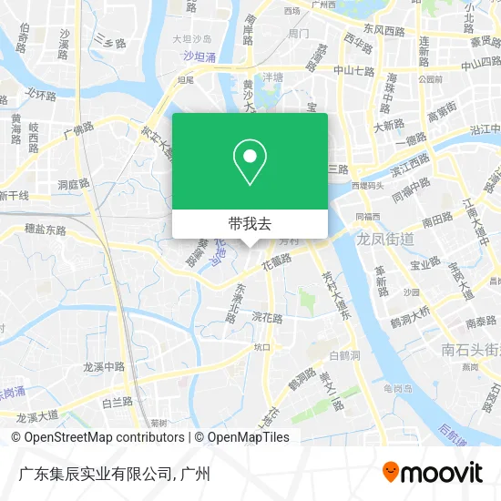 广东集辰实业有限公司地图
