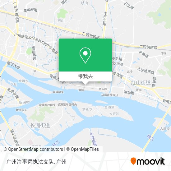 广州海事局执法支队地图