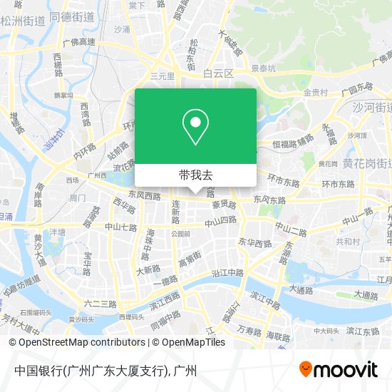 中国银行(广州广东大厦支行)地图