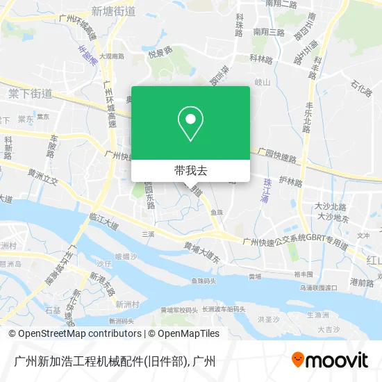 广州新加浩工程机械配件(旧件部)地图