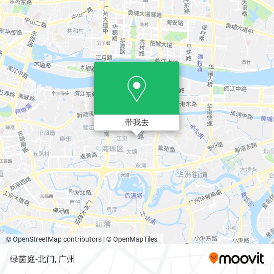 绿茵庭-北门地图