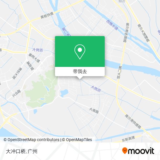 大冲口桥地图