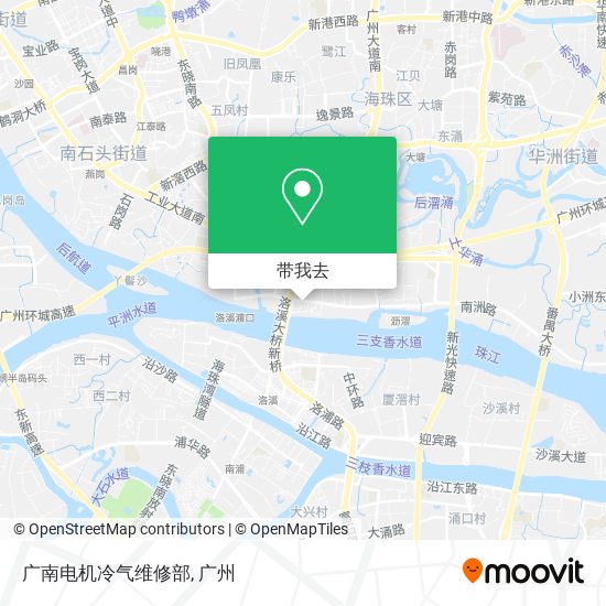 广南电机冷气维修部地图