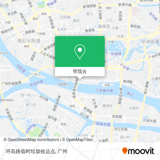 环岛路临时垃圾收运点地图