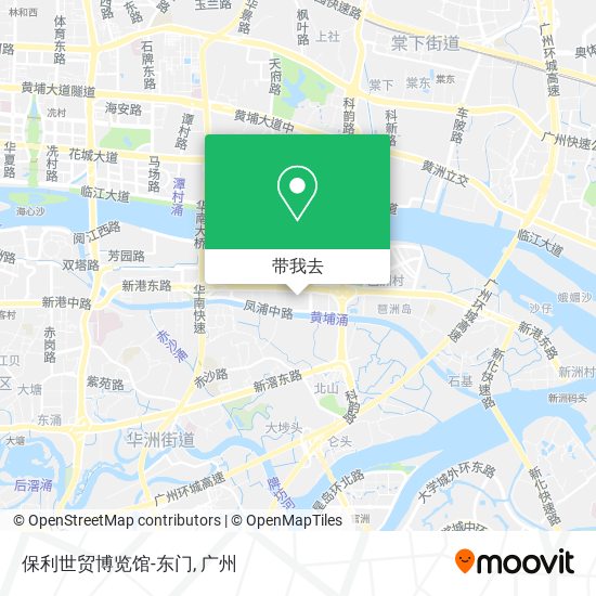 保利世贸博览馆-东门地图