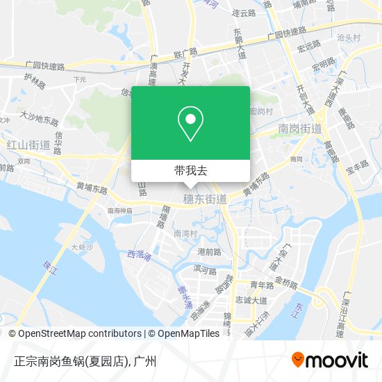 正宗南岗鱼锅(夏园店)地图