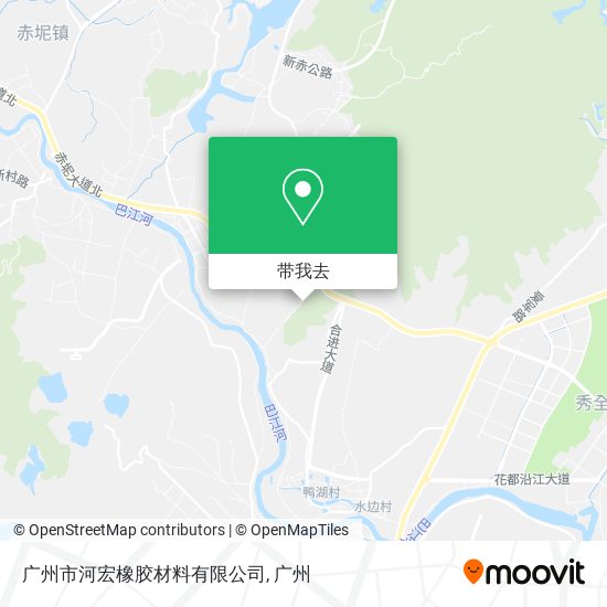 广州市河宏橡胶材料有限公司地图