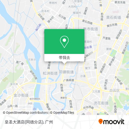皇圣大酒店(同德分店)地图