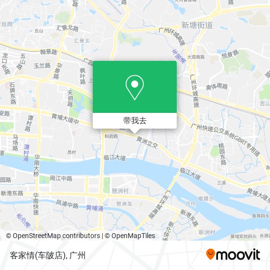 客家情(车陂店)地图