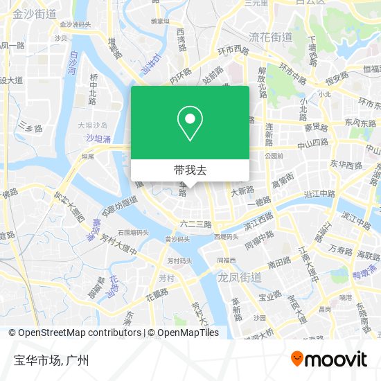 宝华市场地图