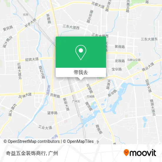 奇益五金装饰商行地图