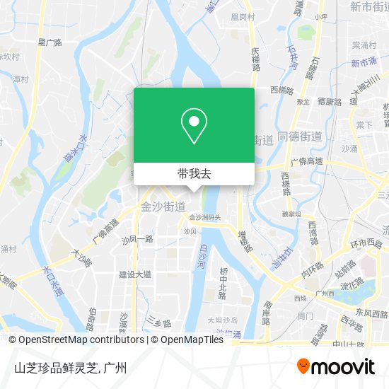 山芝珍品鲜灵芝地图