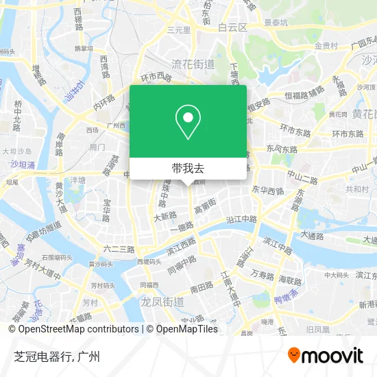 芝冠电器行地图