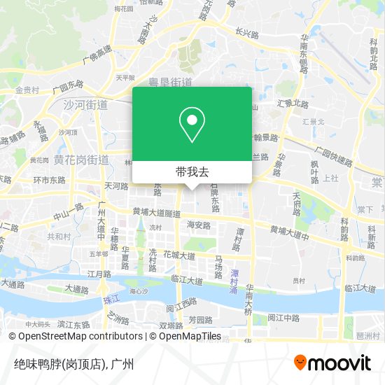 绝味鸭脖(岗顶店)地图