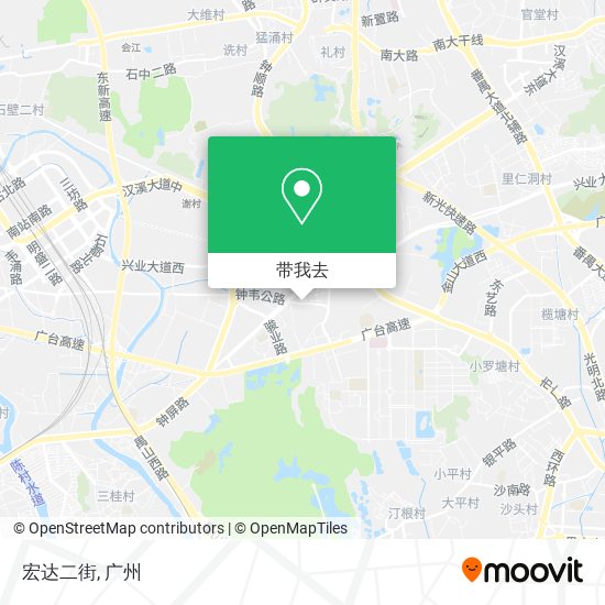 宏达二街地图